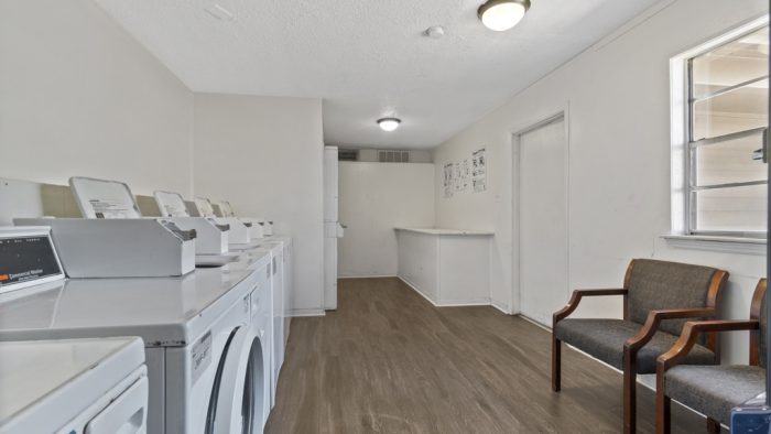 laundry room at The Northwood Apartments
